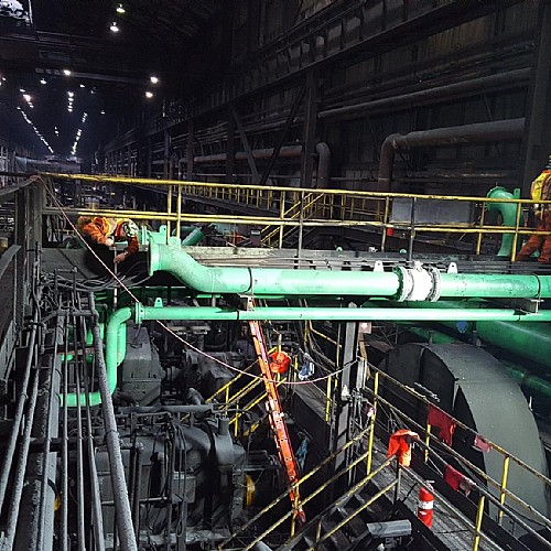 Calgon Carbon Reactivation System Piping | Portfolio | McKamish